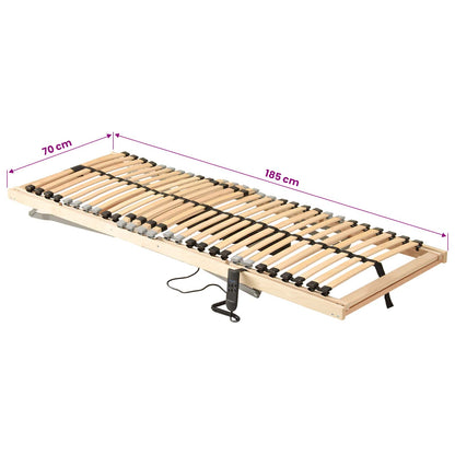 Bett-Lattenrost Braun 70 x 190 cm Massivholz Buche