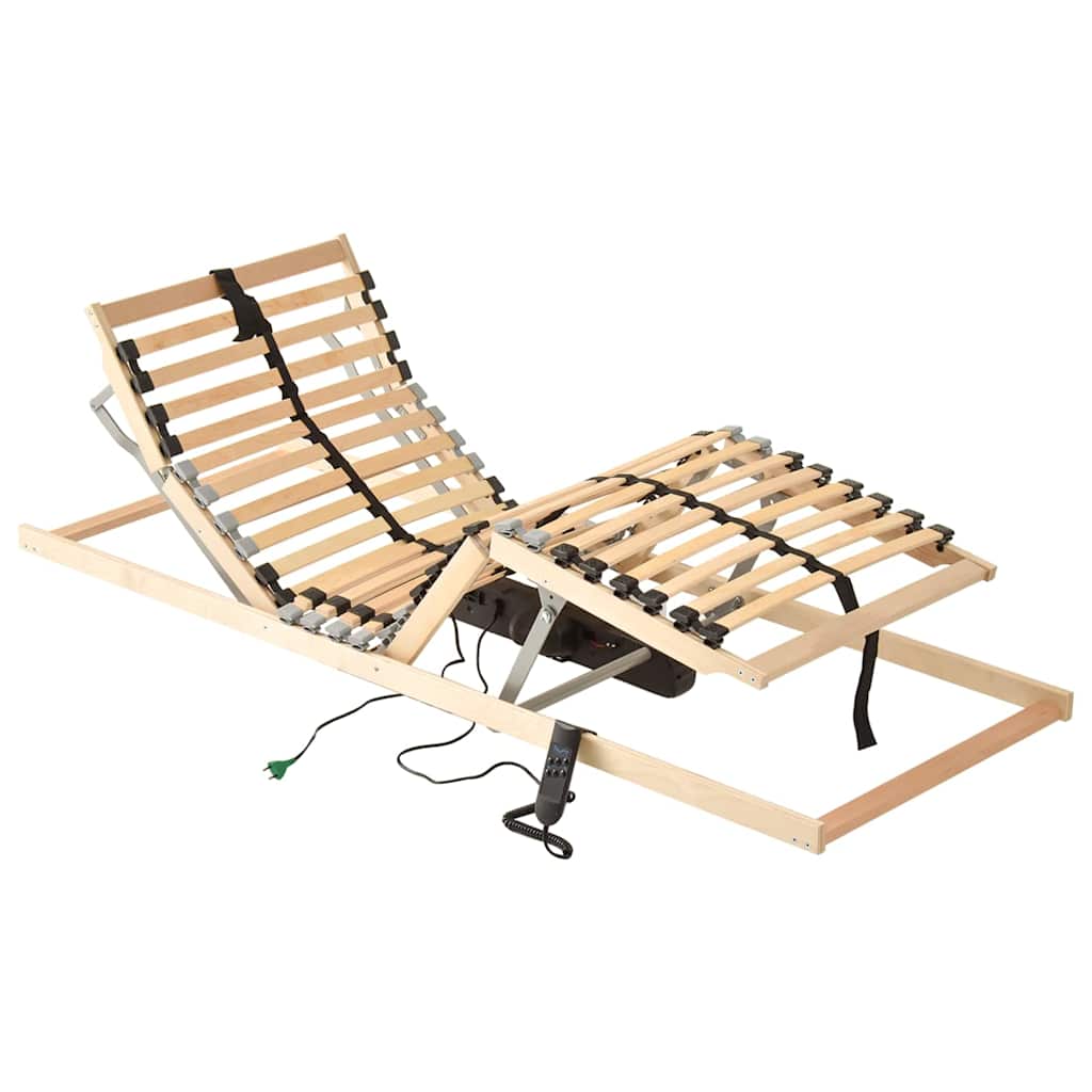 Bett-Lattenrost Braun 80 x 190 cm Massivholz Buche