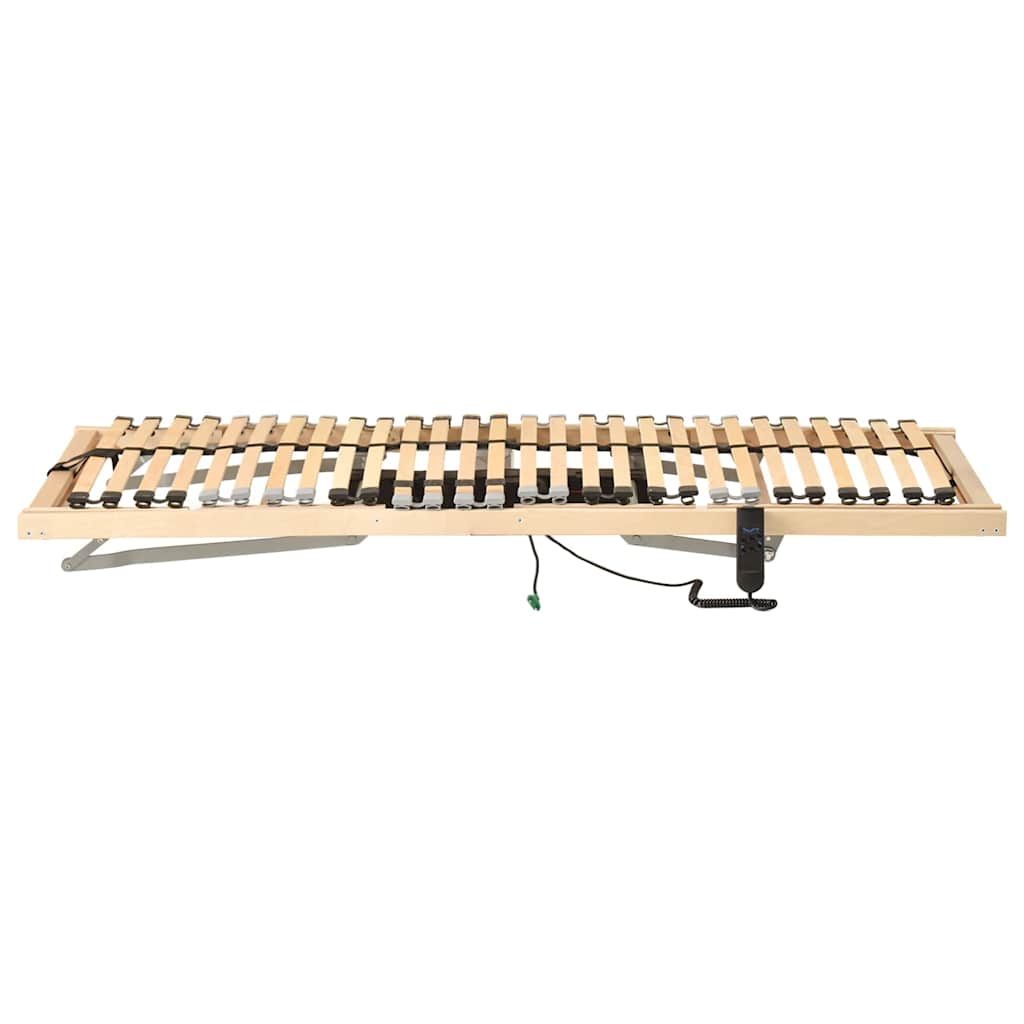 Bett-Lattenrost Braun 80 x 190 cm Massivholz Buche