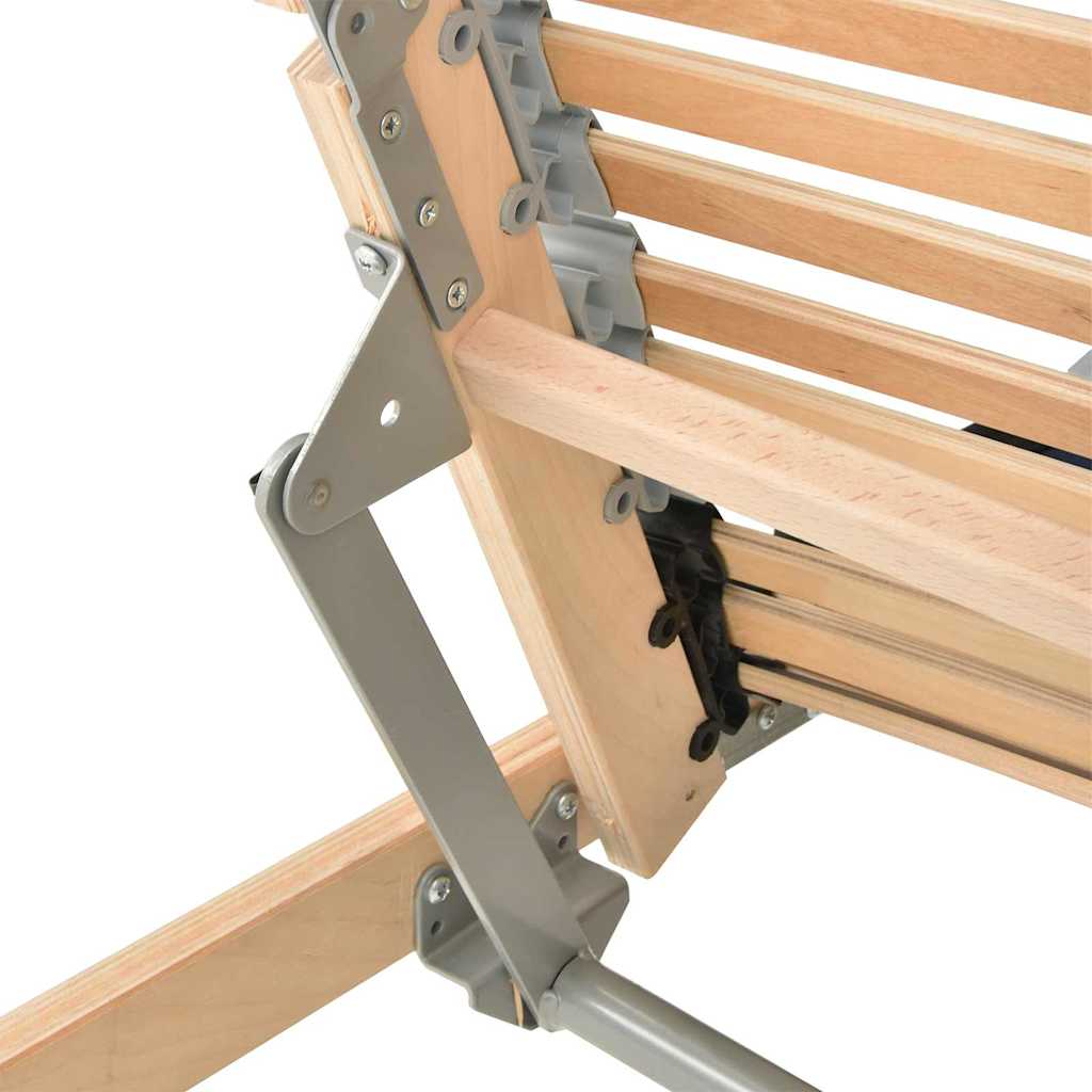 Bett-Lattenrost Braun 90 x 190 cm Massivholz Buche