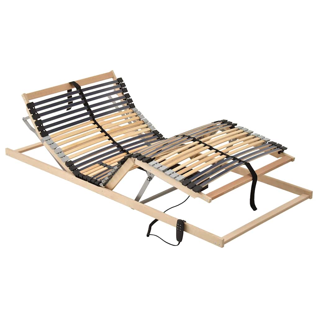Bett-Lattenrost Braun 100 x 190 cm Massivholz Buche