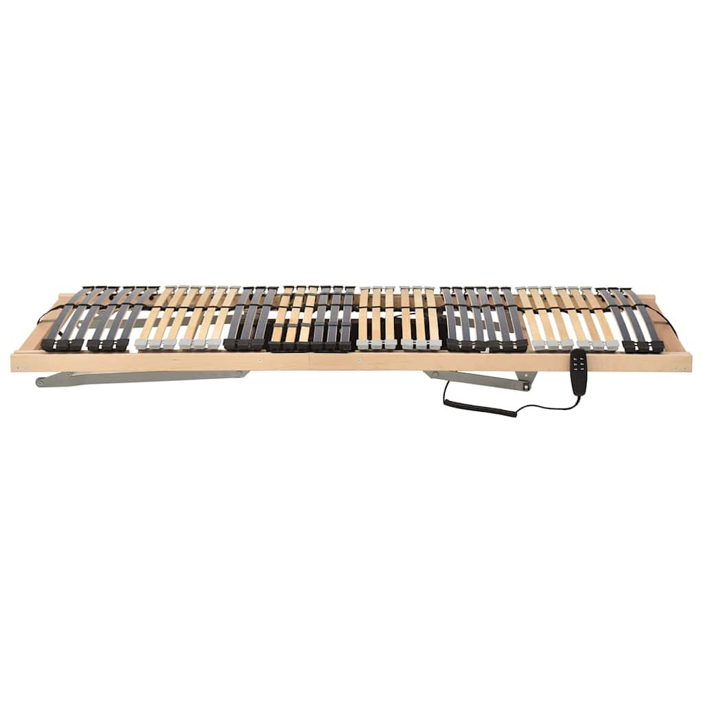 Bett-Lattenrost Braun 100 x 190 cm Massivholz Buche