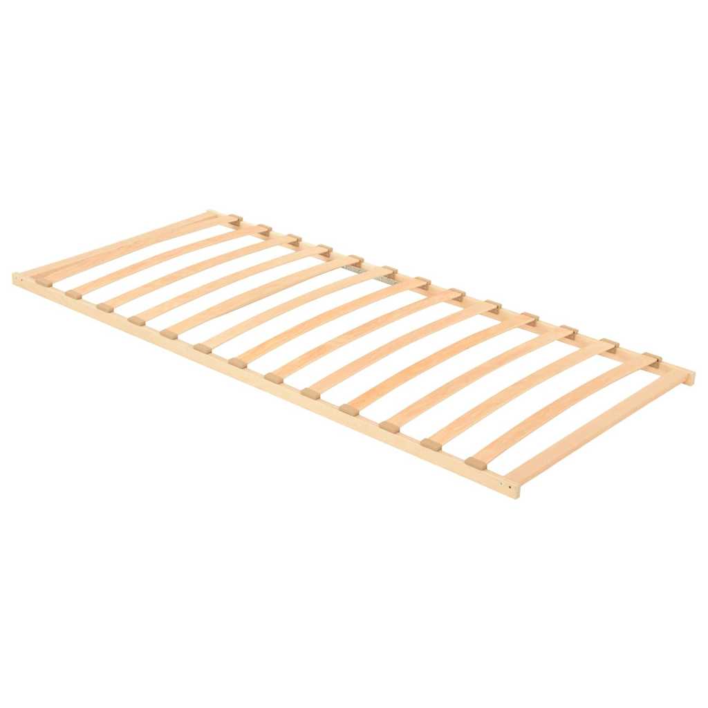 Bett-Lattenrost Braun 90 x 190 cm Massivholz Buche