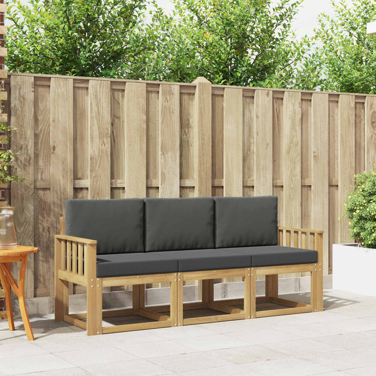 Outdoor-Sofagarnitur 3 stk.