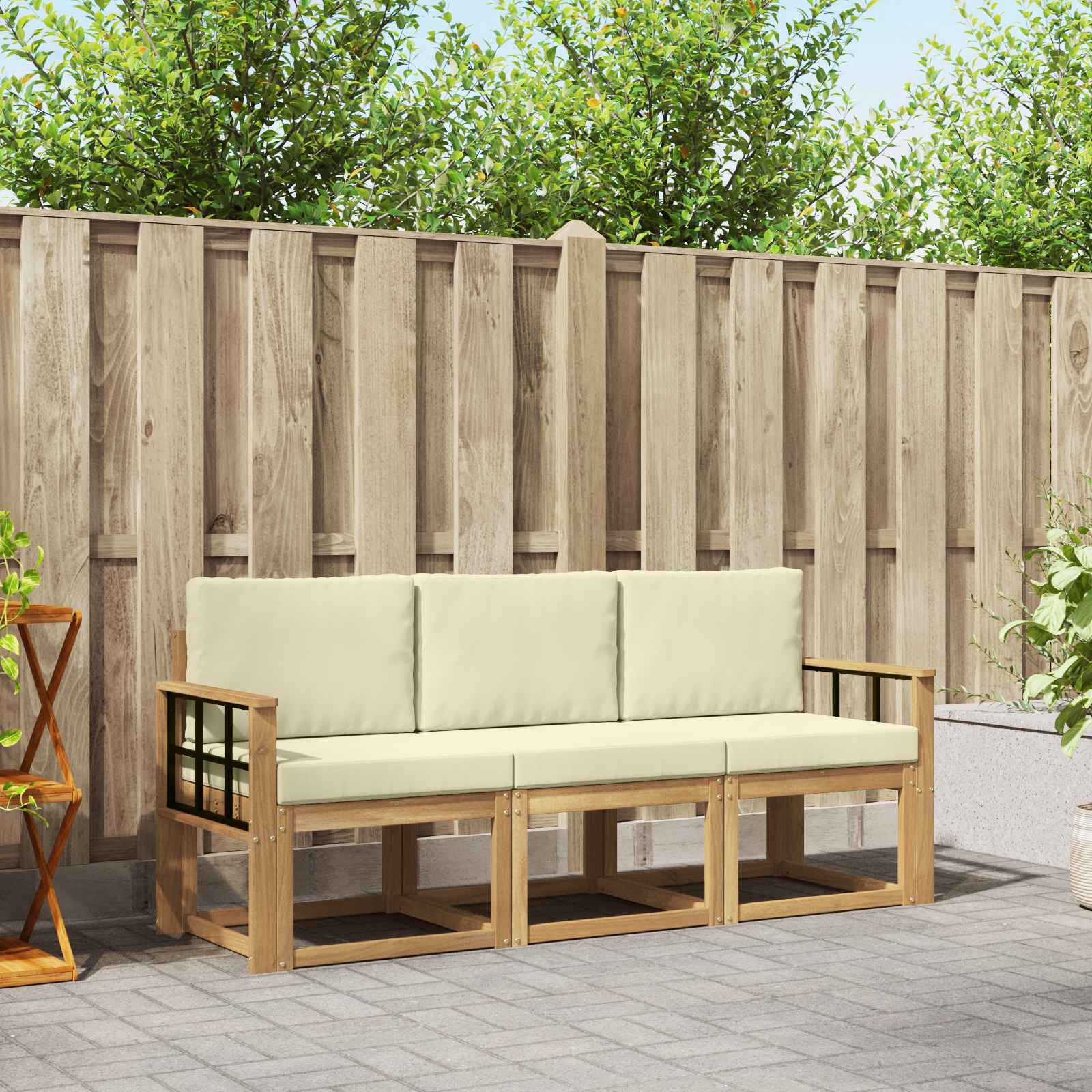 Outdoor-Sofagarnitur 3 pcs