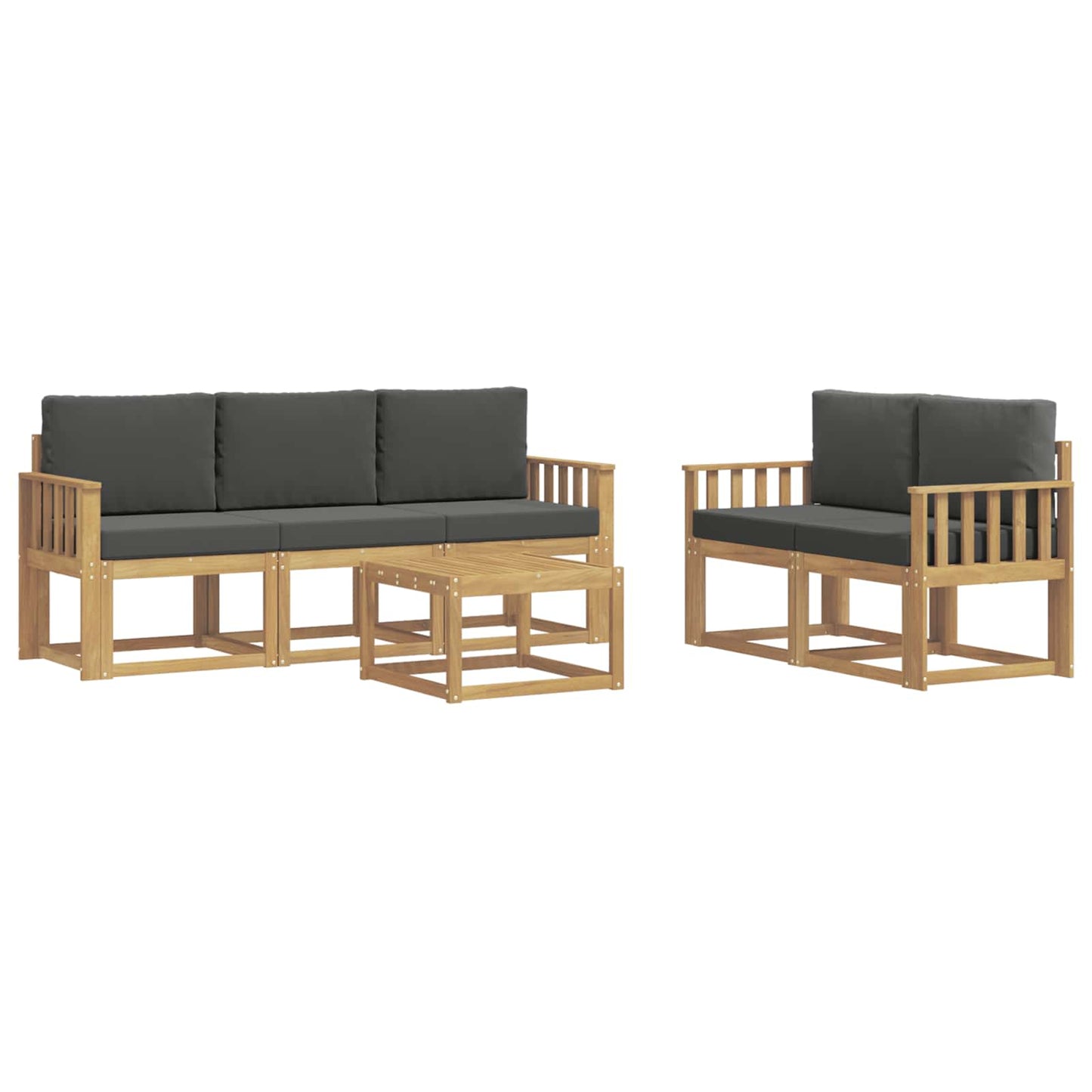 Outdoor-Sofagarnitur 6 stk.