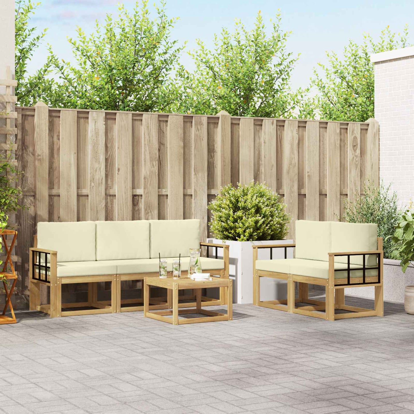 Outdoor-Sofagarnitur 6 pcs