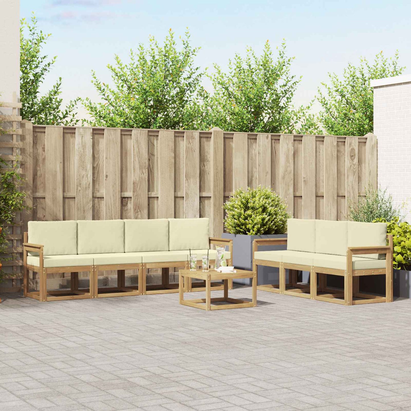 Outdoor-Sofagarnitur 7 pcs