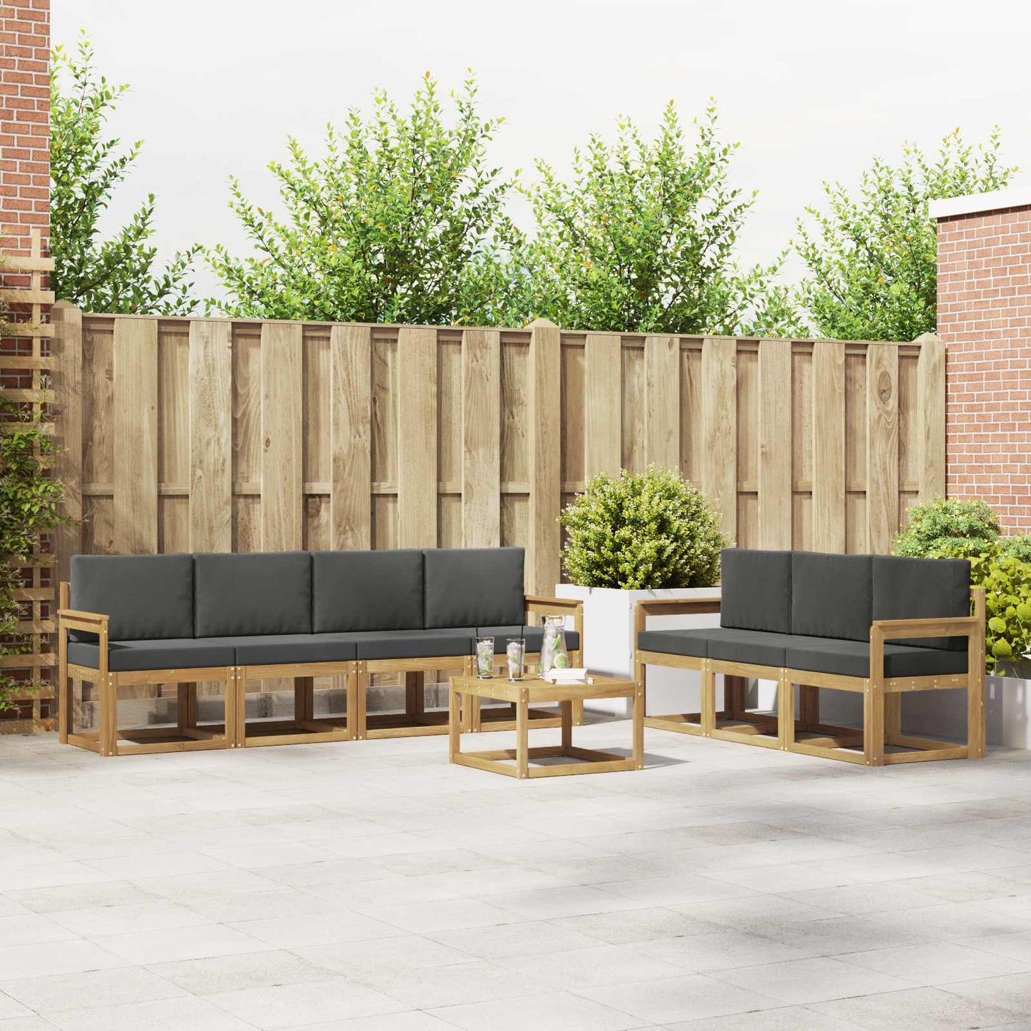 Outdoor-Sofagarnitur 7 pcs