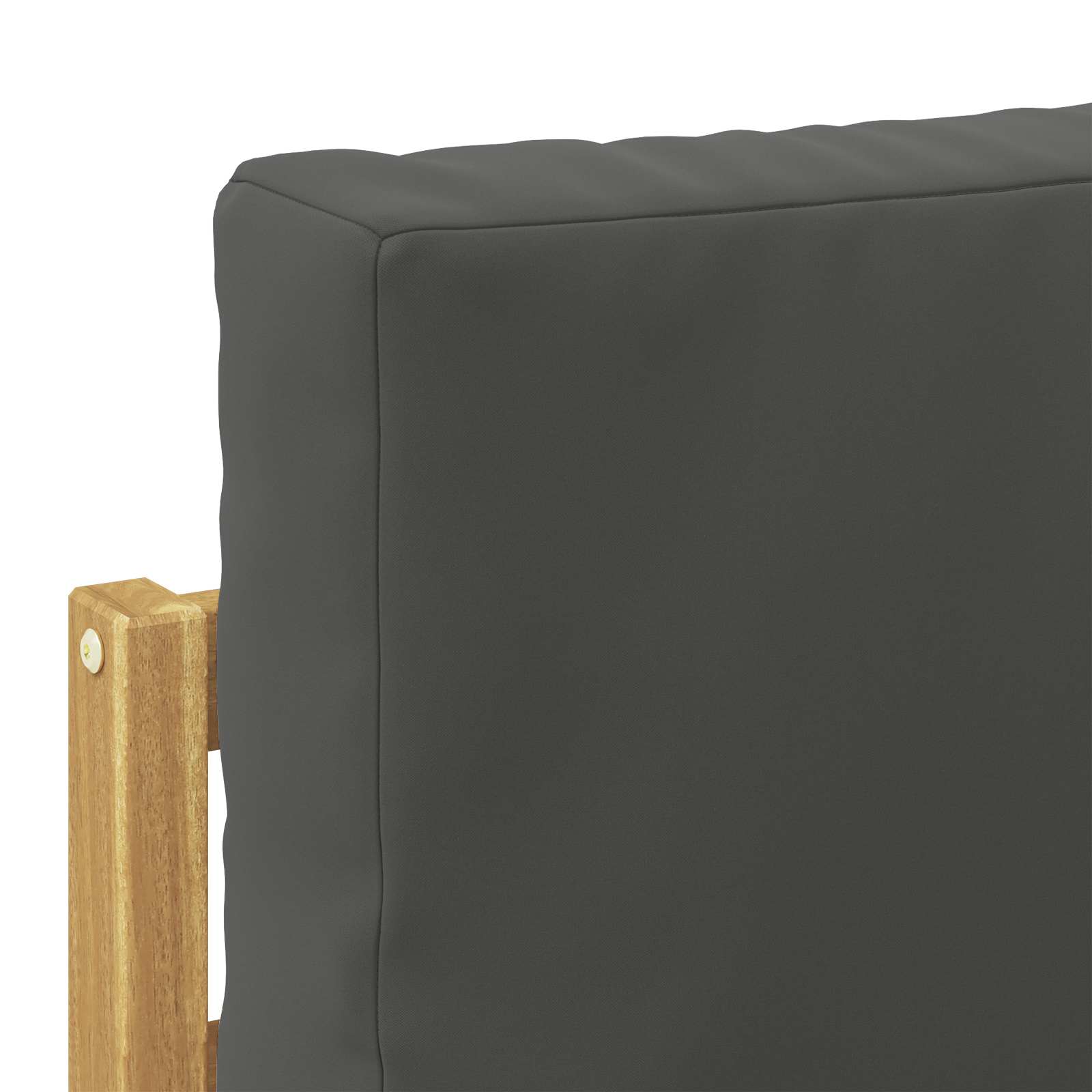 Outdoor-Sofagarnitur 6 stk. Weiß und Anthrazit Polyester