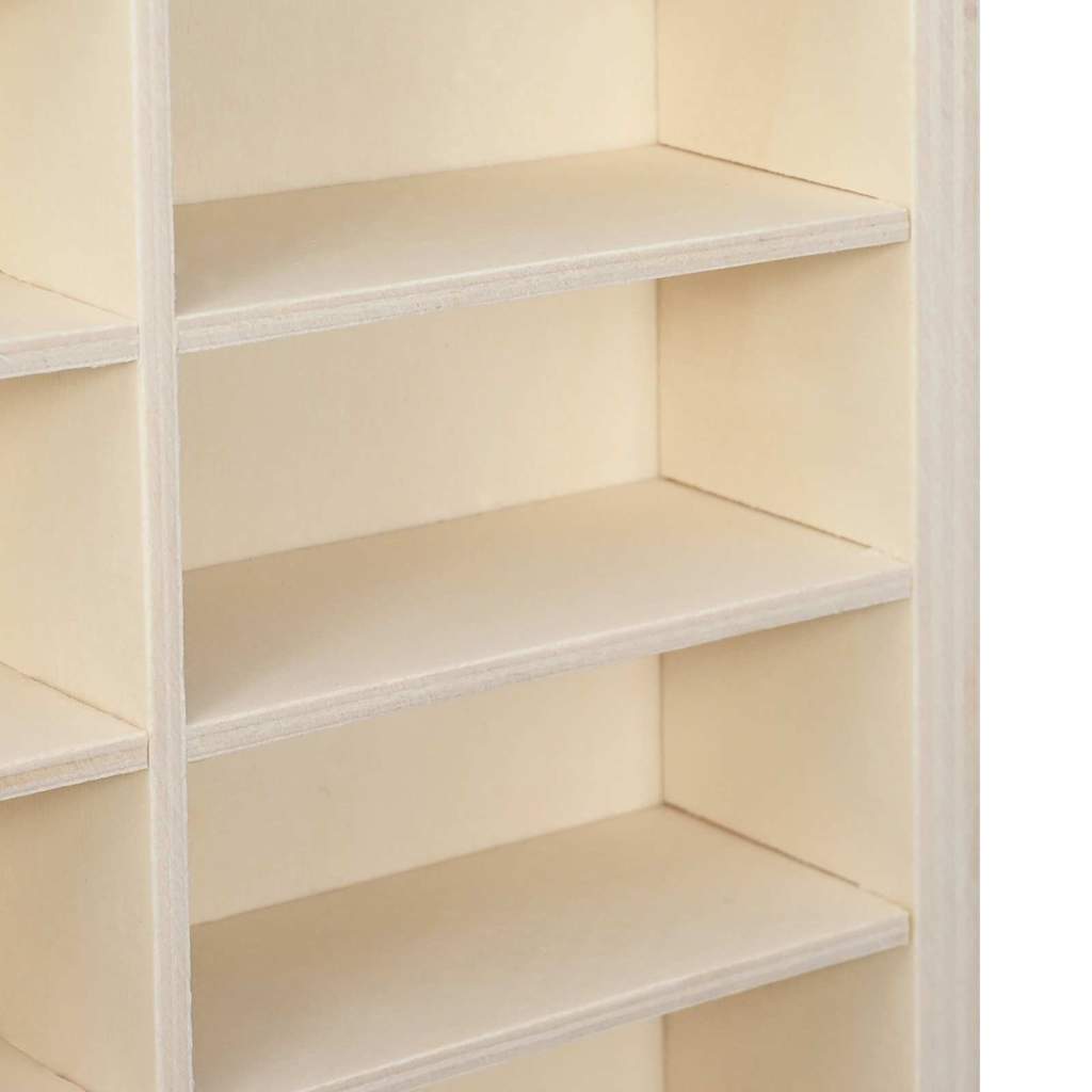 Wanddisplay-Case Wandhalterung Beige 98 x 4,5 x 55 cm
