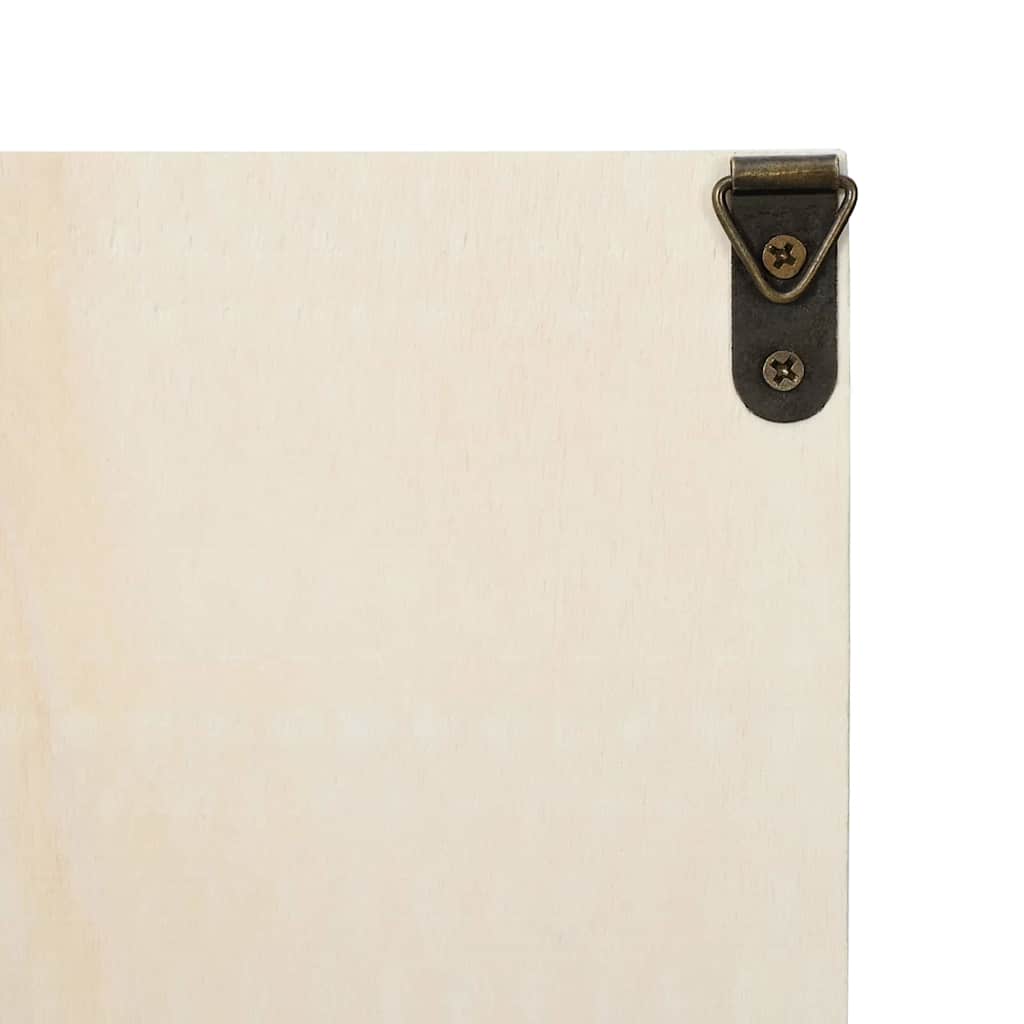 Wanddisplay-Case Wandhalterung Beige 98 x 4,5 x 55 cm