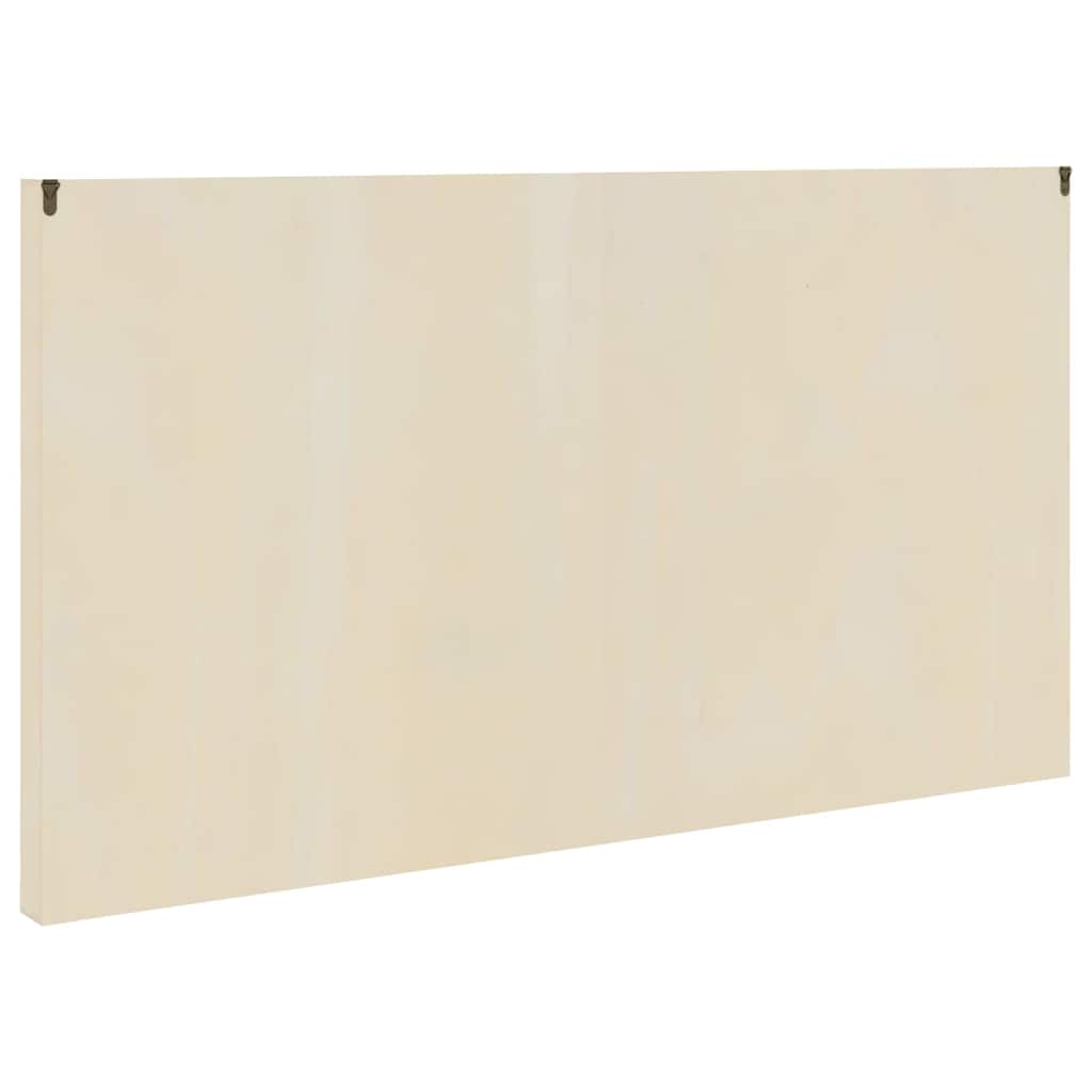 Wanddisplay-Case Wandhalterung Beige 98 x 4,5 x 55 cm