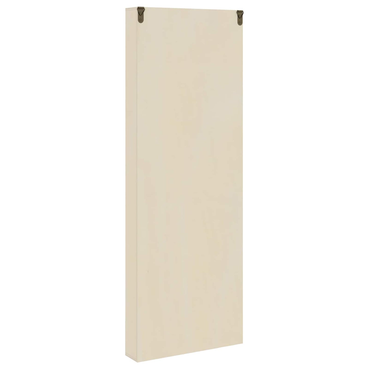 Wanddisplay-Case Wandhalterung Beige 21 x 4,5 x 59 cm