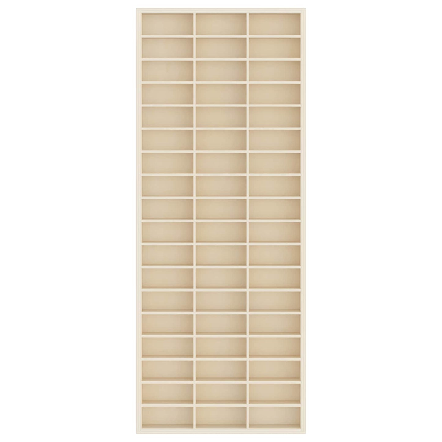 Wanddisplay-Case Wandhalterung Beige 30 x 4,5 x 75 cm