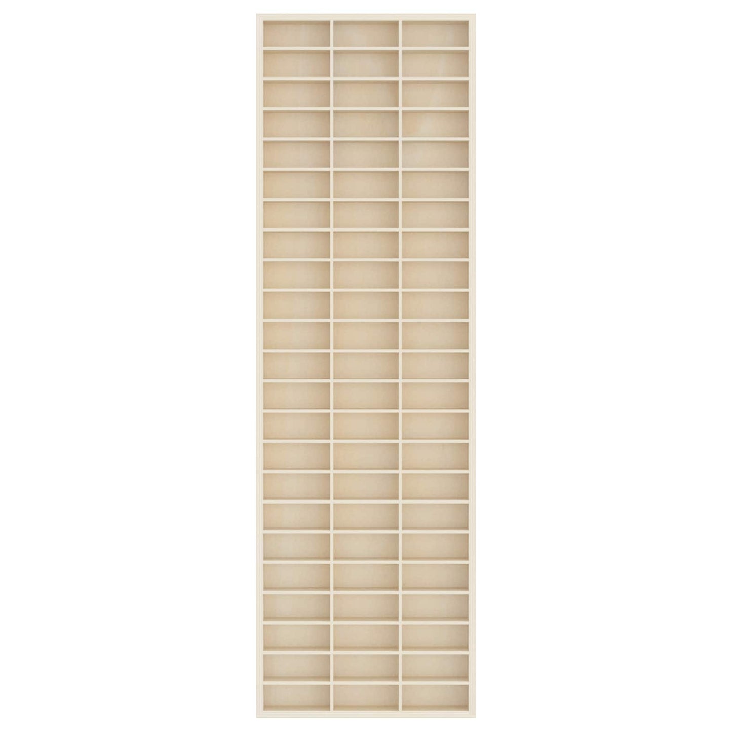 Wanddisplay-Case Wandhalterung Beige 30 x 4,5 x 96 cm
