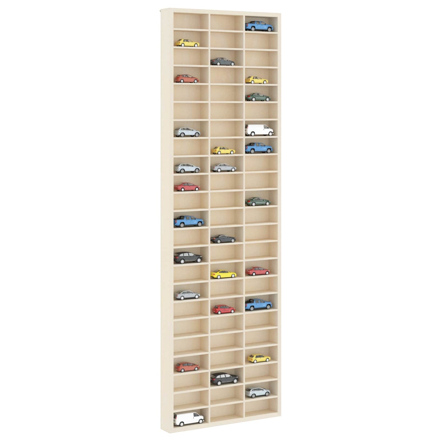 Wanddisplay-Case Wandhalterung Beige 30 x 4,5 x 96 cm
