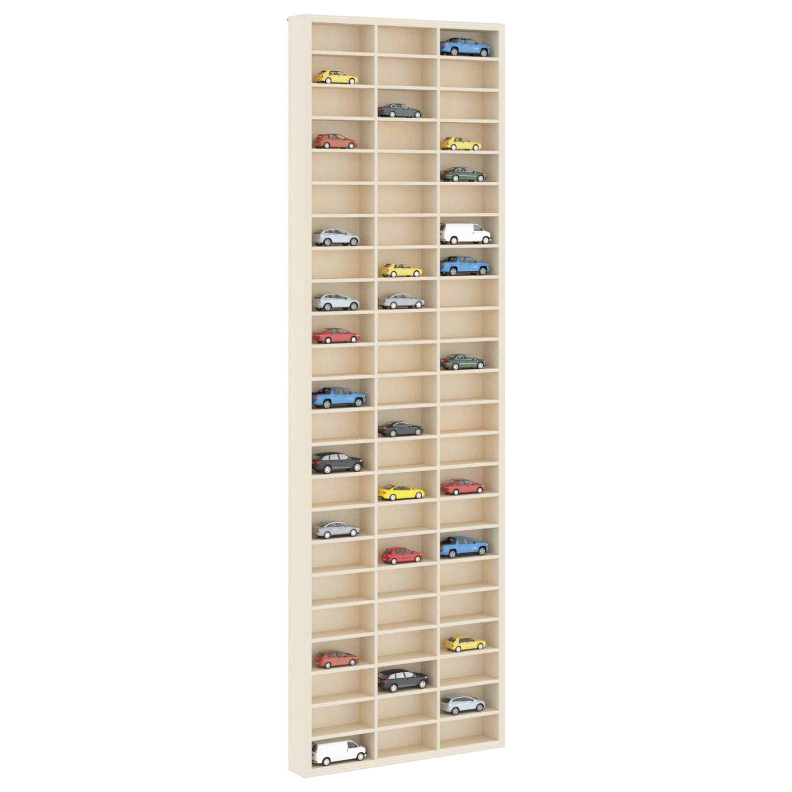 Wanddisplay-Case Wandhalterung Beige 30 x 4,5 x 96 cm