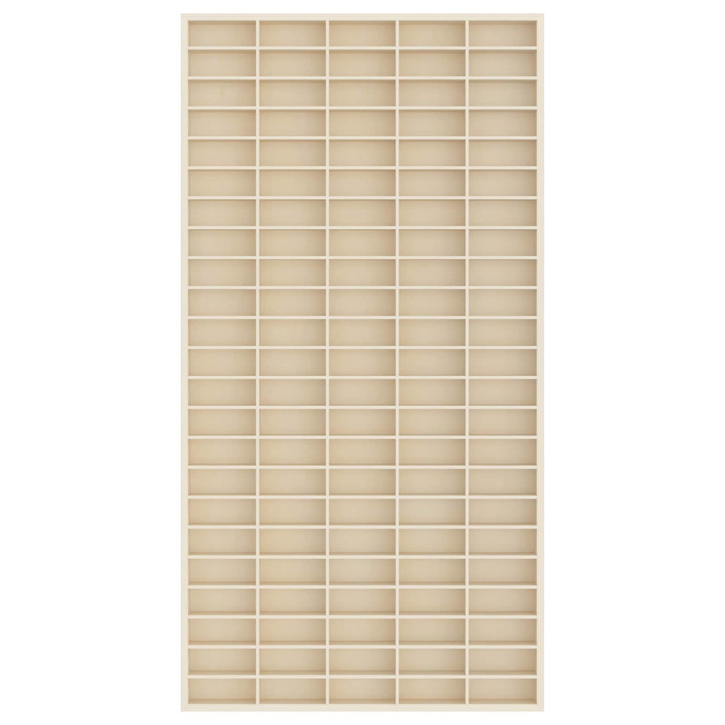 Wanddisplay-Case Wandhalterung Beige 50 x 4,5 x 96 cm