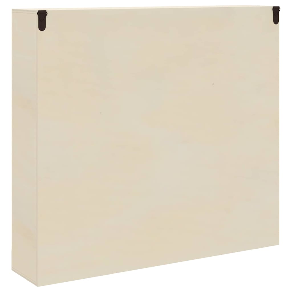 Wanddisplay-Case Wandhalterung Beige 40 x 8,5 x 37 cm