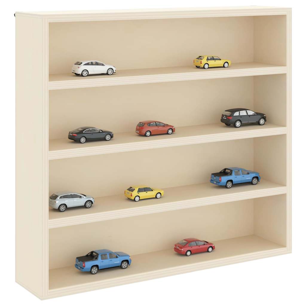Wanddisplay-Case Wandhalterung Beige 40 x 8,5 x 37 cm
