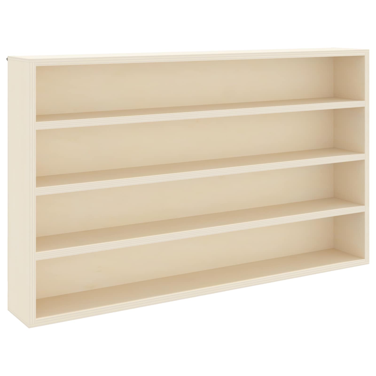 Wanddisplay-Case Wandhalterung Beige 60 x 8,5 x 37 cm