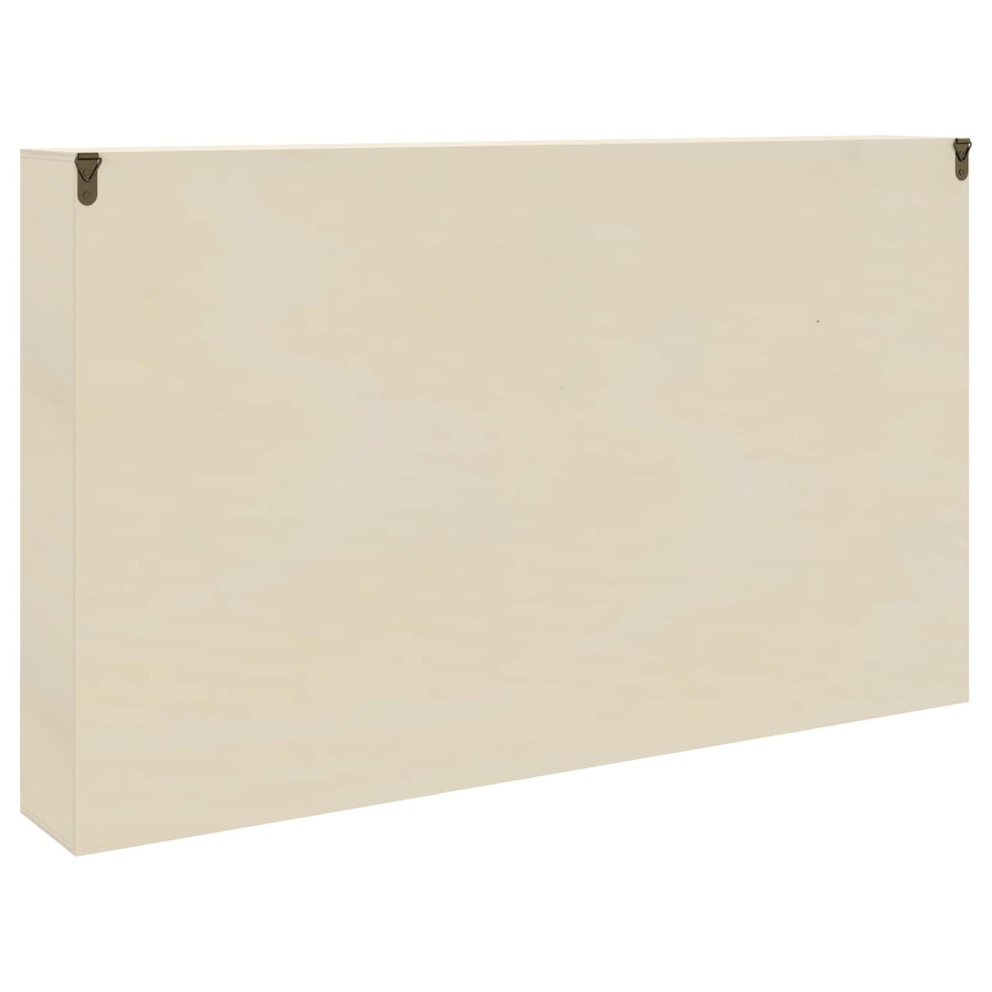 Wanddisplay-Case Wandhalterung Beige 60 x 8,5 x 37 cm