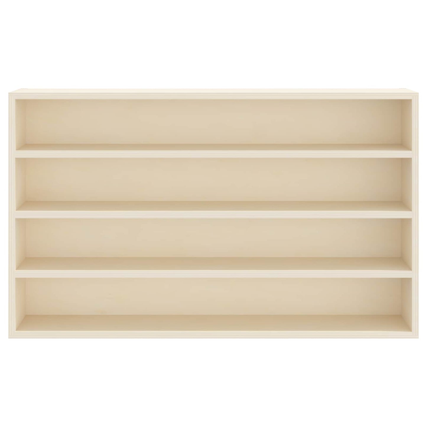 Wanddisplay-Case Wandhalterung Beige 60 x 8,5 x 37 cm