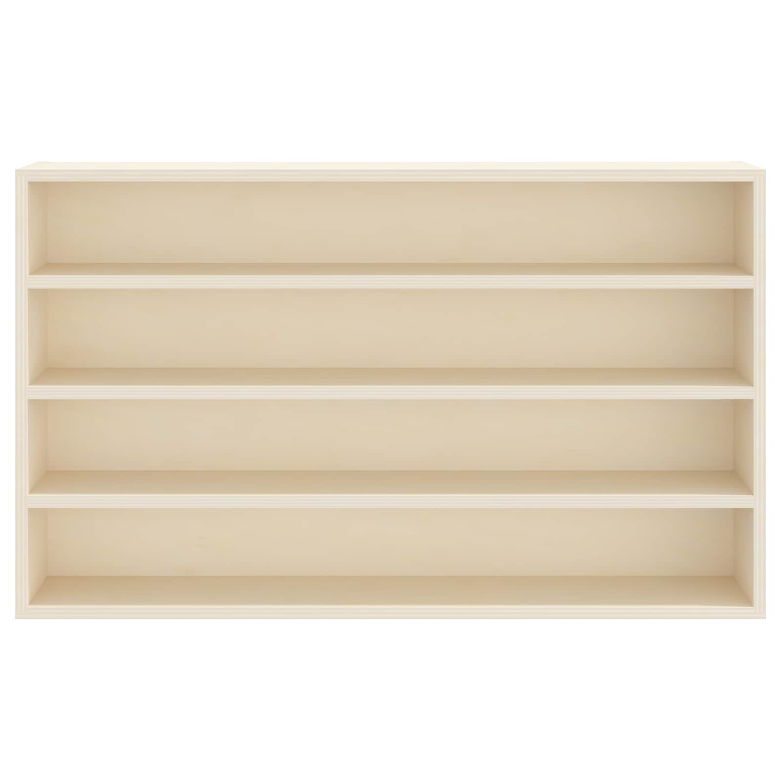 Wanddisplay-Case Wandhalterung Beige 60 x 8,5 x 37 cm