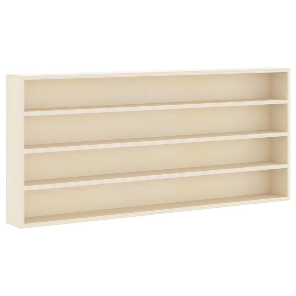Wanddisplay-Case Wandhalterung Beige 80 x 8,5 x 36 cm