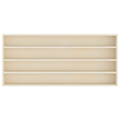 Wanddisplay-Case Wandhalterung Beige 80 x 8,5 x 36 cm