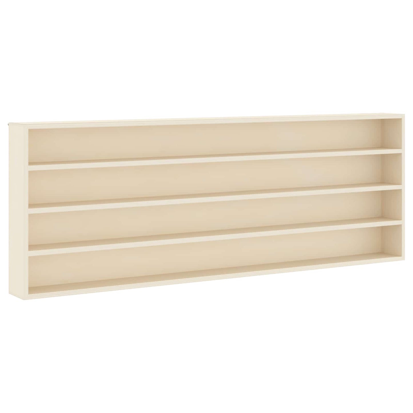 Wanddisplay-Case Wandhalterung Beige 100 x 8,5 x 36 cm