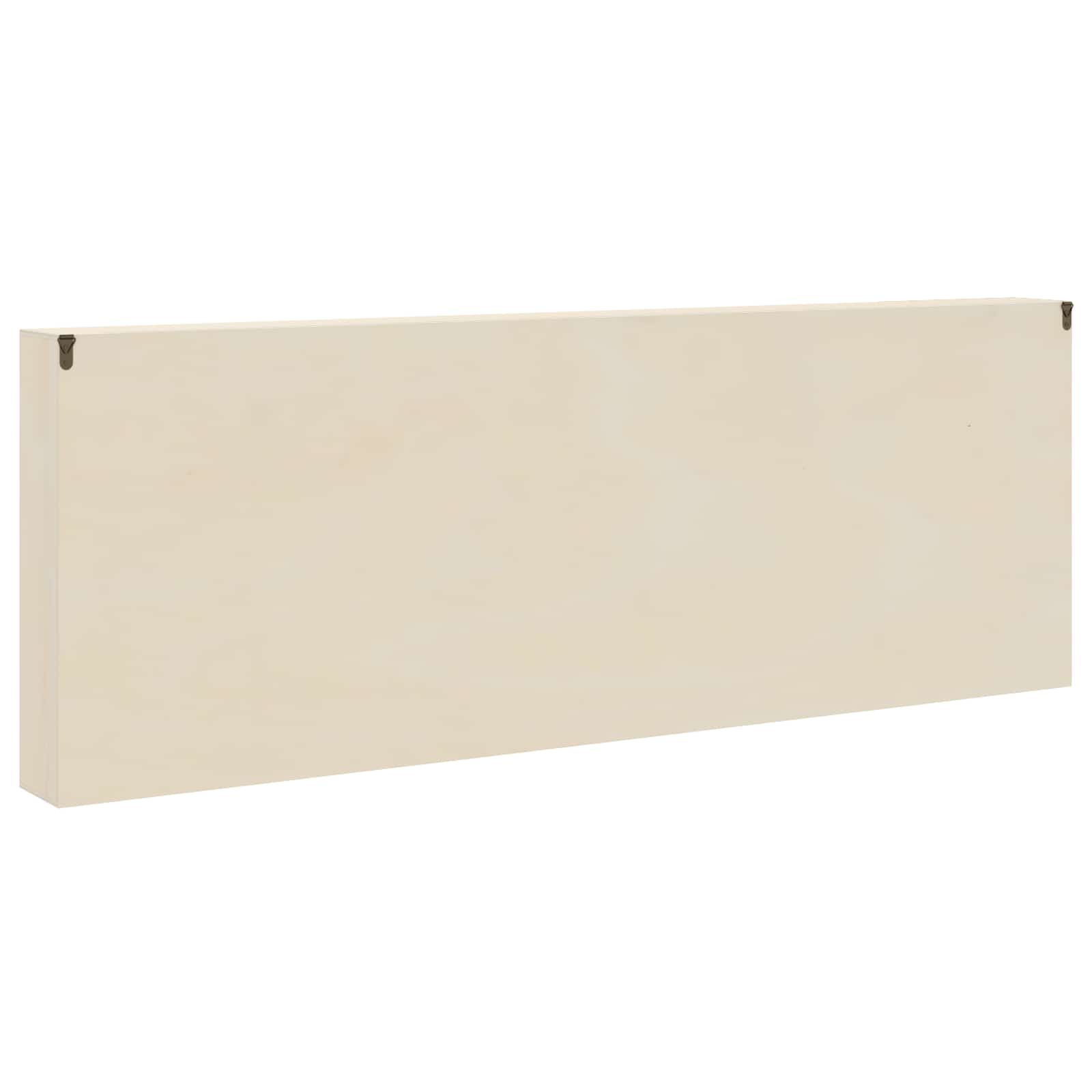 Wanddisplay-Case Wandhalterung Beige 100 x 8,5 x 36 cm