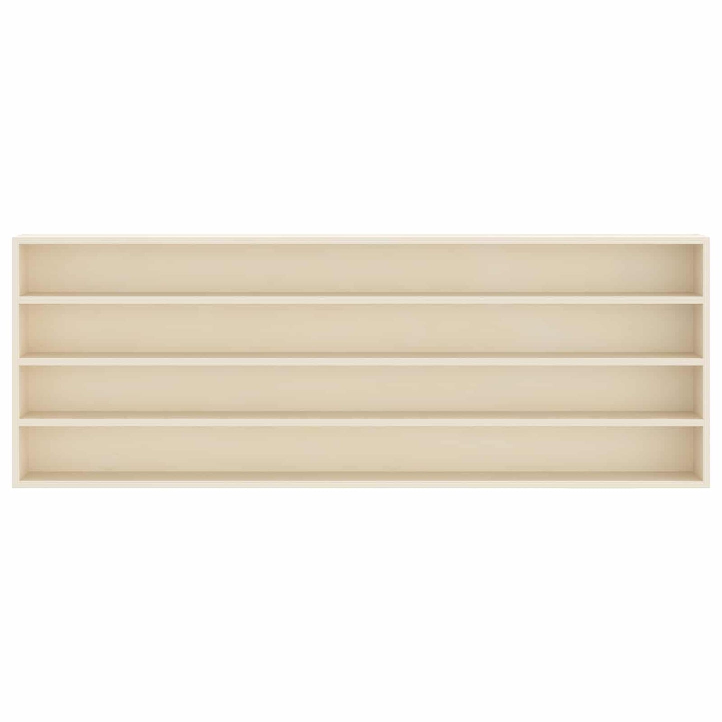 Wanddisplay-Case Wandhalterung Beige 100 x 8,5 x 36 cm