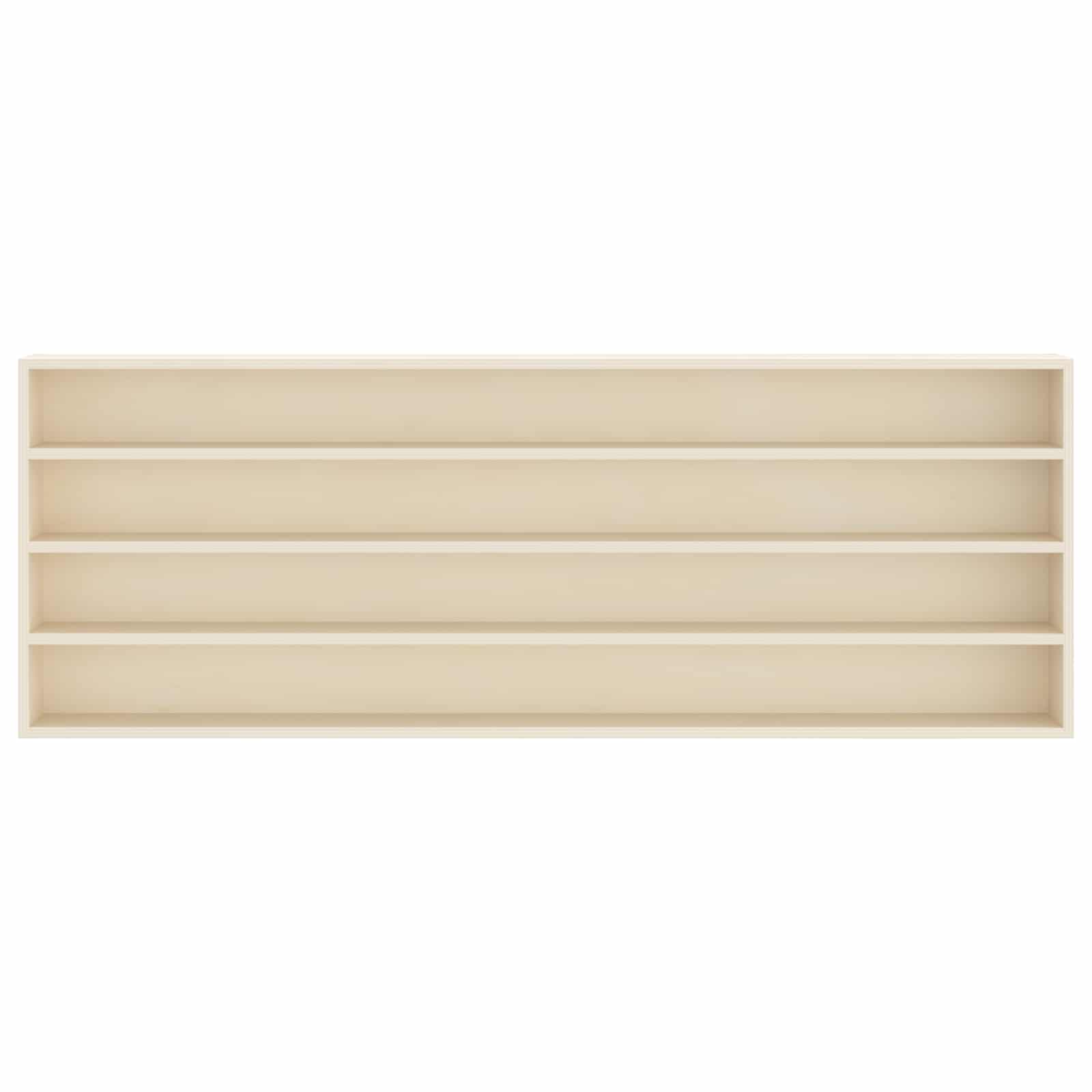 Wanddisplay-Case Wandhalterung Beige 100 x 8,5 x 36 cm