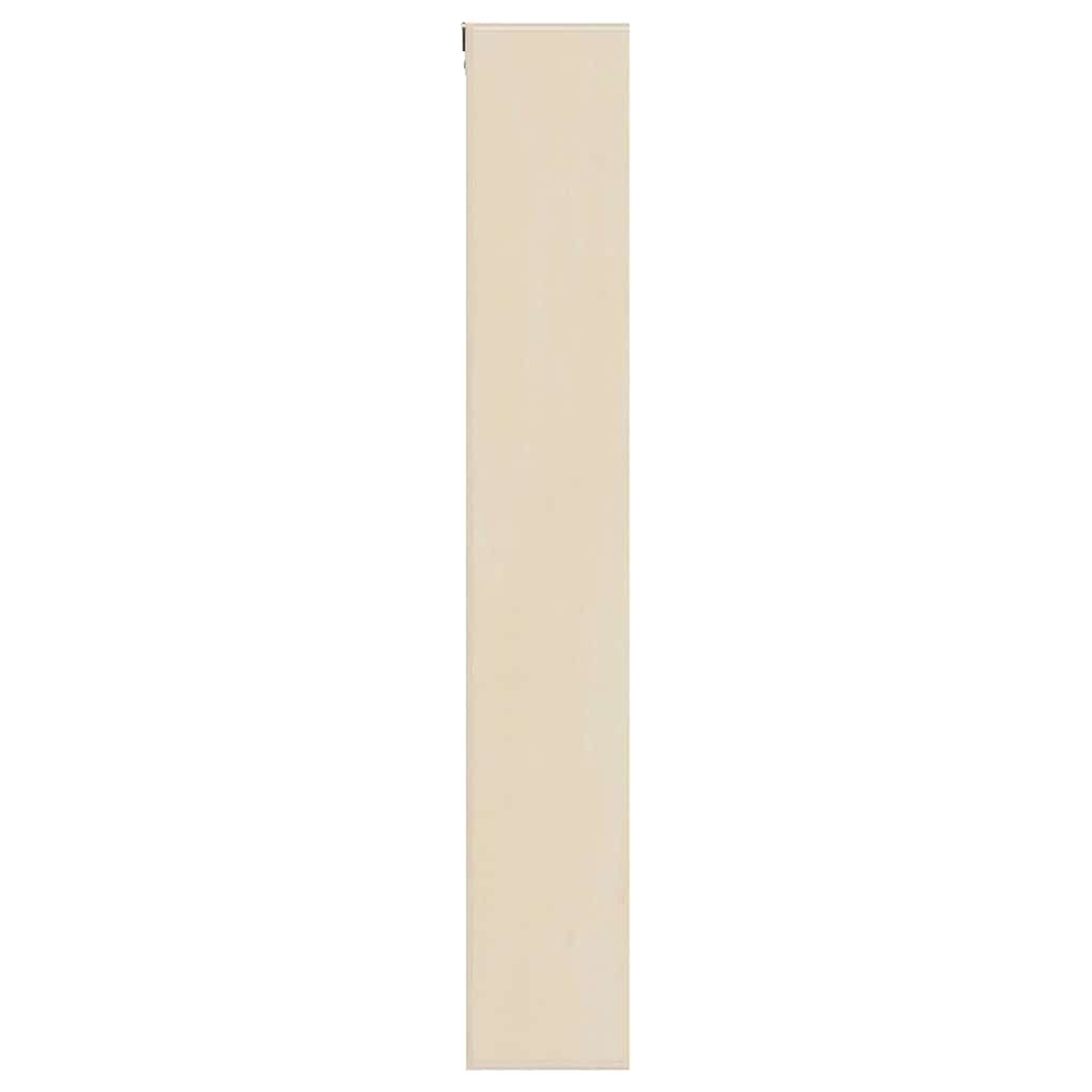 Wanddisplay-Case mit Regal Beige 40 x 8,5 x 54 cm Sperrholz