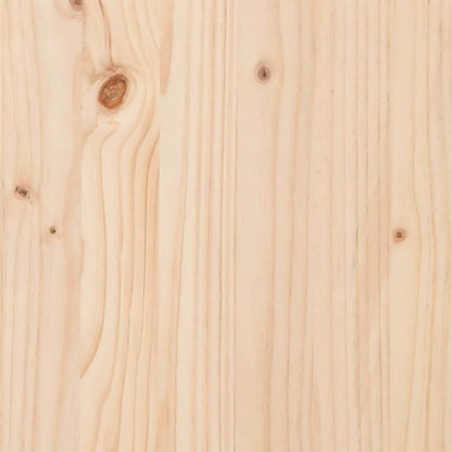 Bettrahmen Dunkelgrau 80 x 200 cm Massives Kiefernholz