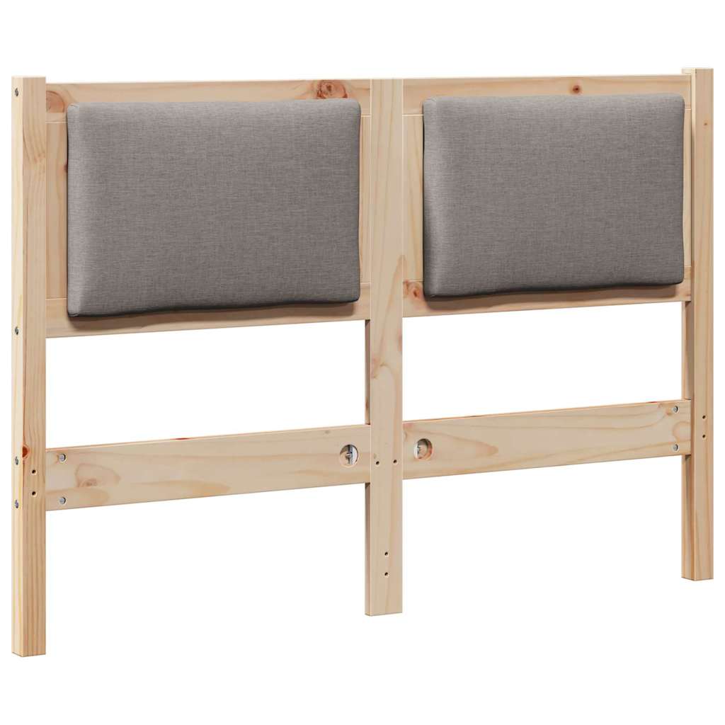 Kopfteil Braun Massives Kiefernholz