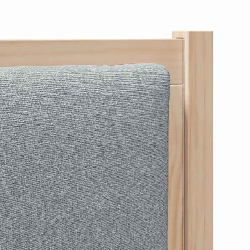 Kopfteil Braun Massives Kiefernholz