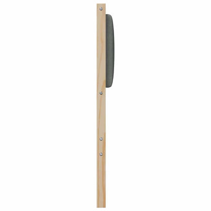 Kopfteil Braun Massives Kiefernholz
