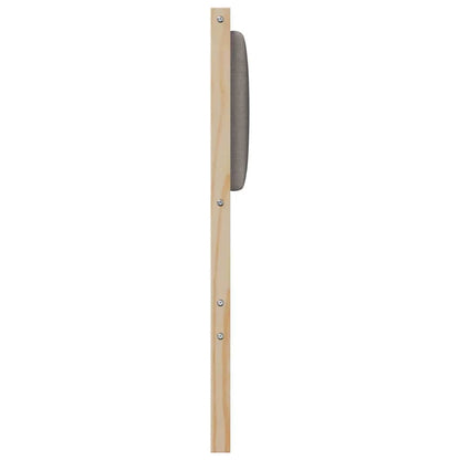 Kopfteil Braun Massives Kiefernholz