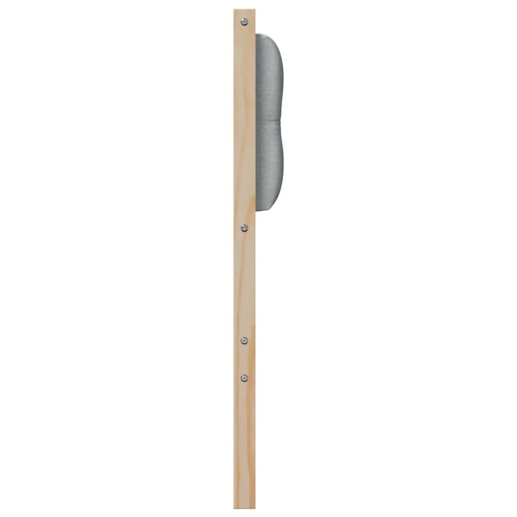Kopfteil Sonstiges Braun und hellgrau 160 cm Massivholz Kiefer