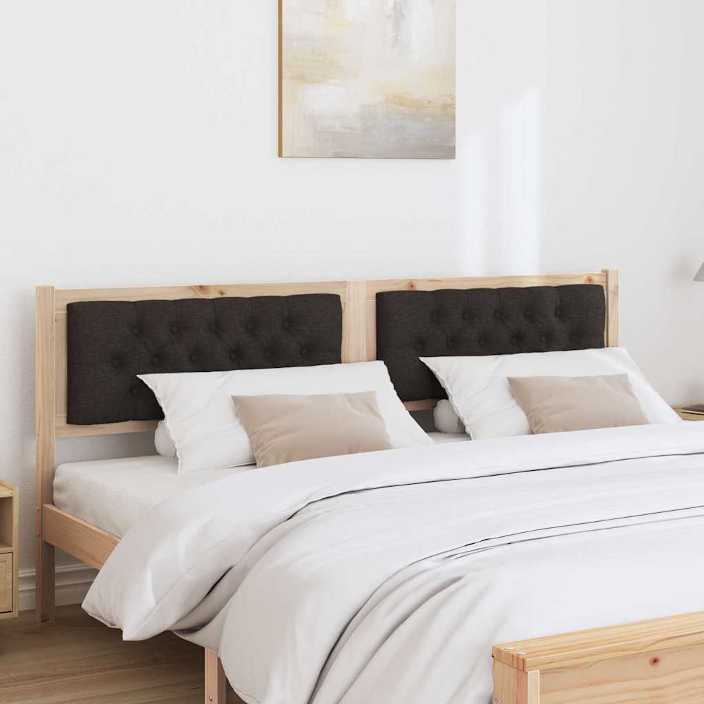 Kopfteil Sonstiges Braun und Schwarz 160 cm Massivholz Kiefer
