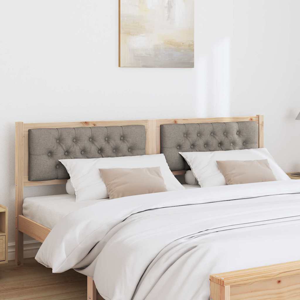 Kopfteil Sonstiges Braun und Taupe 160 cm Massivholz Kiefer
