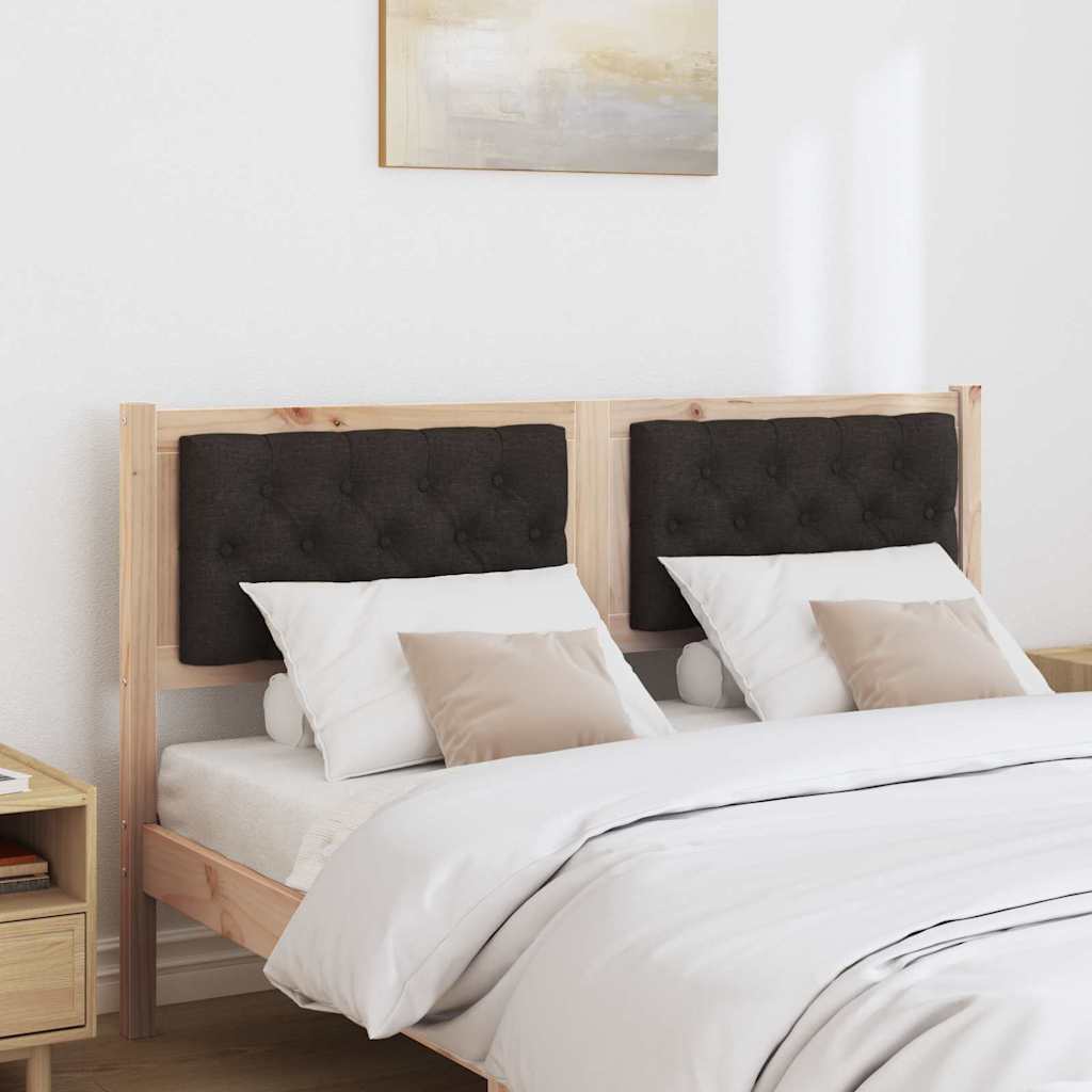 Kopfteil Sonstiges Braun und Schwarz 150 cm Massivholz Kiefer