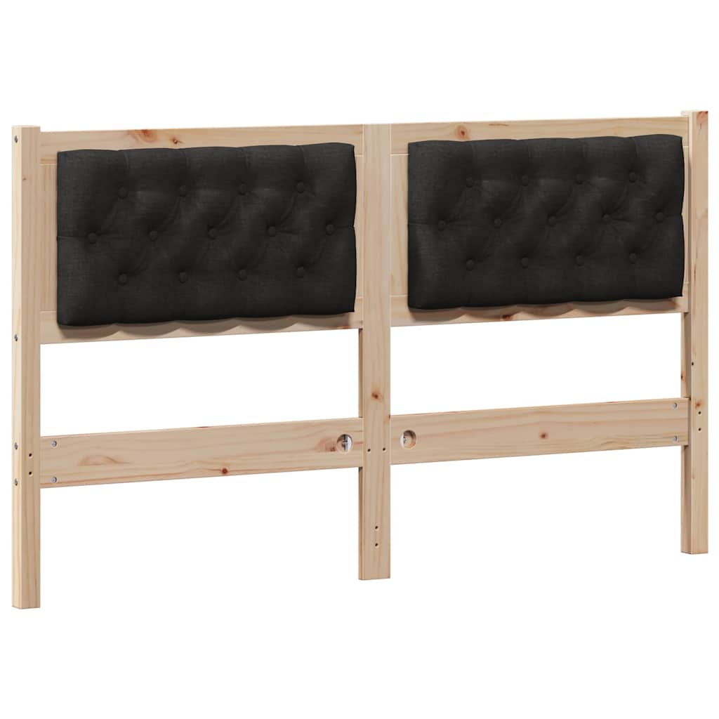 Kopfteil Sonstiges Braun und Schwarz 150 cm Massivholz Kiefer
