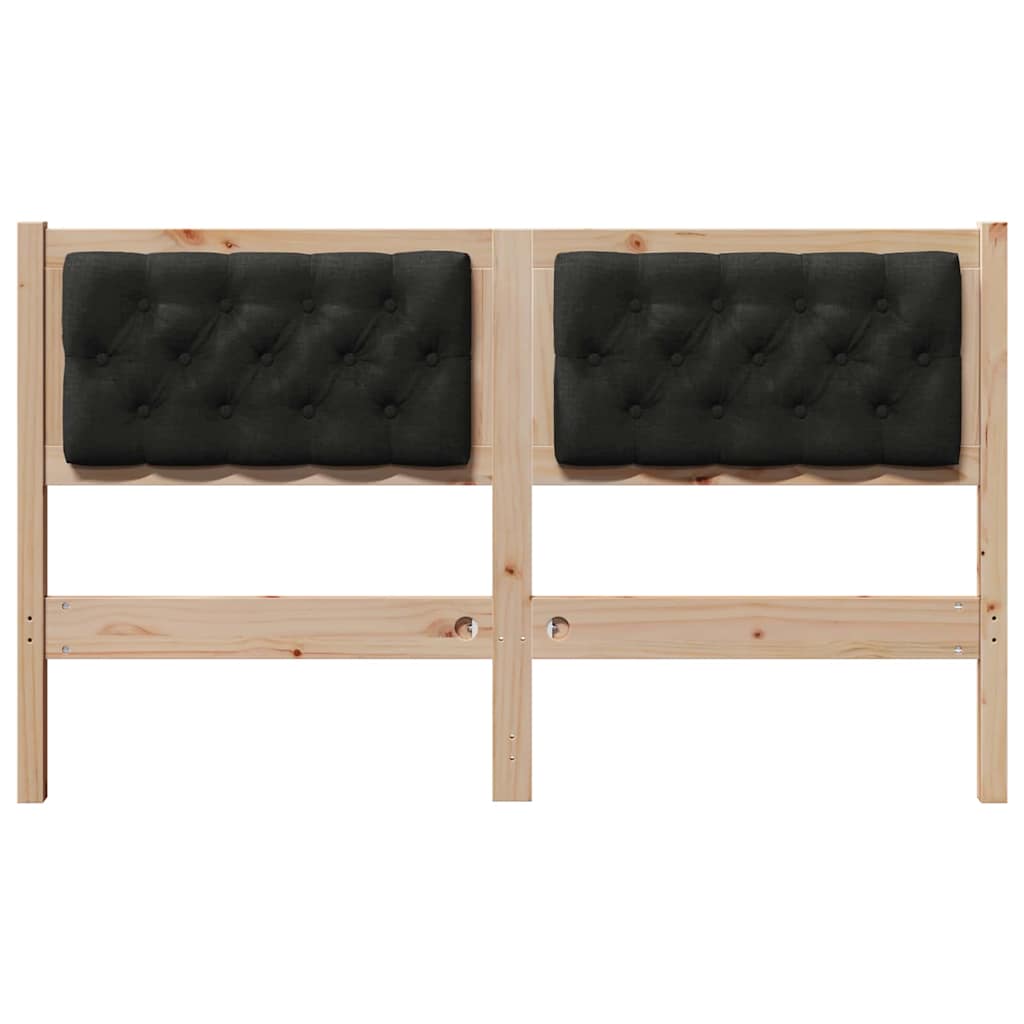 Kopfteil Sonstiges Braun und Schwarz 150 cm Massivholz Kiefer