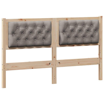 Kopfteil Sonstiges Braun und Taupe 150 cm Massivholz Kiefer