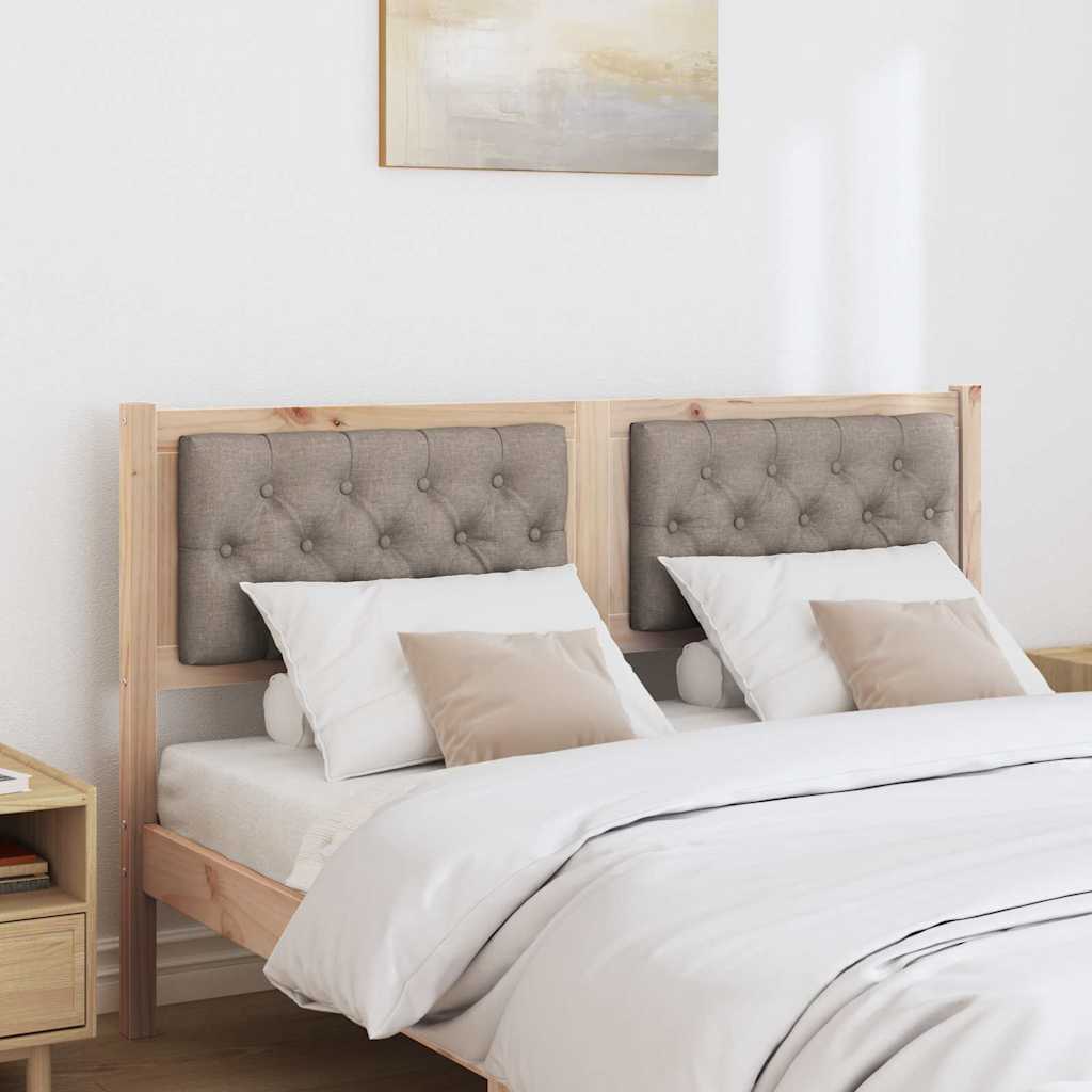 Kopfteil Sonstiges Braun und Taupe 140 cm Massivholz Kiefer