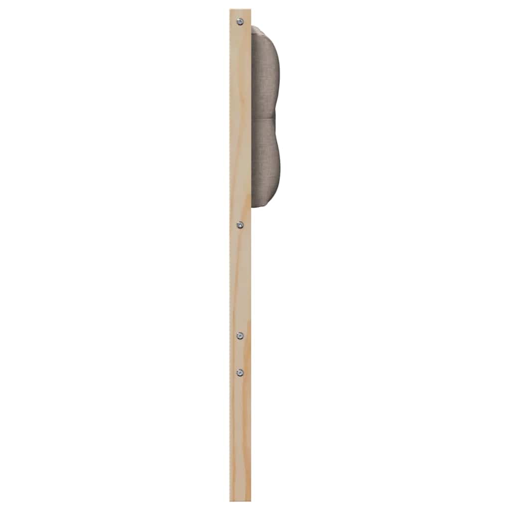 Kopfteil Sonstiges Braun und Taupe 140 cm Massivholz Kiefer